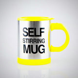 Self-Stirring Mug - yellow