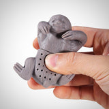 Sloth Tea Infuser in hand