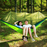 Ultralight Parachute Hammock with people
