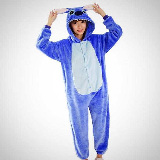 Animal Onesies (Kigurumi) - Adults - Blue Stitch