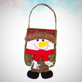 Snowman Gift Bag in the clouds
