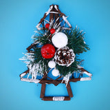 Christmas Tree - Door Mount blue background