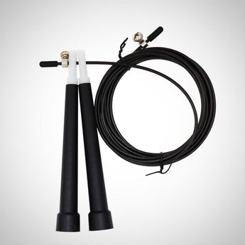 Steel Wire Skipping Rope black