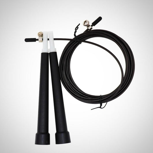 Steel Wire Skipping Rope black