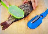 Multifunctional Fish Scaler - blue and green