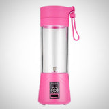 Portable mini USB Juicer - Milkshake & Smoothie Maker - Pink
