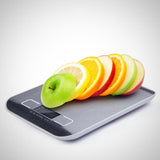 Digital Kitchen Scale with fruits