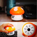 Mini Vacuum Cleaner - Mushroom - Orange - Dimensions