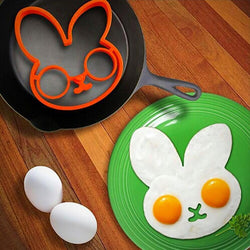 Bunny Egg Mold with fried eggs