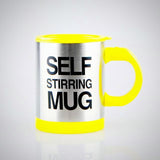 Self-Stirring Mug - yellow