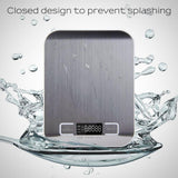 Digital Kitchen Scale splash prevention