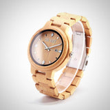 Natural Bamboo Watch - Front