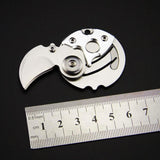 Folding Coin Knife - White - w/ scale