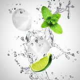 Diamond-Shaped Ice Cube Silicone Tray - Water+lime