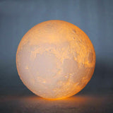 LED Moon Lamp orange light
